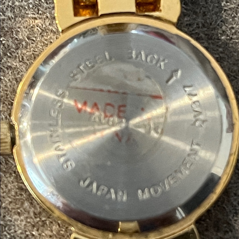Avon Goldtone Watch with Floating Crystals - Picture 5 of 7